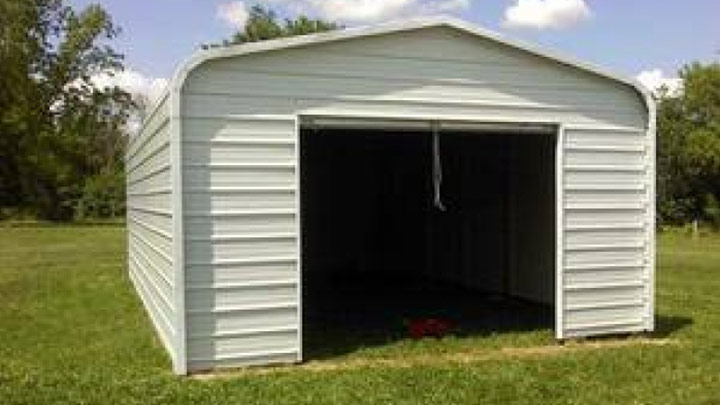 Regular Roof Front Entry Garage
